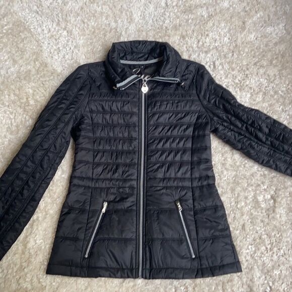 Guess Black Quilted Jacket - Picture 2 of 14